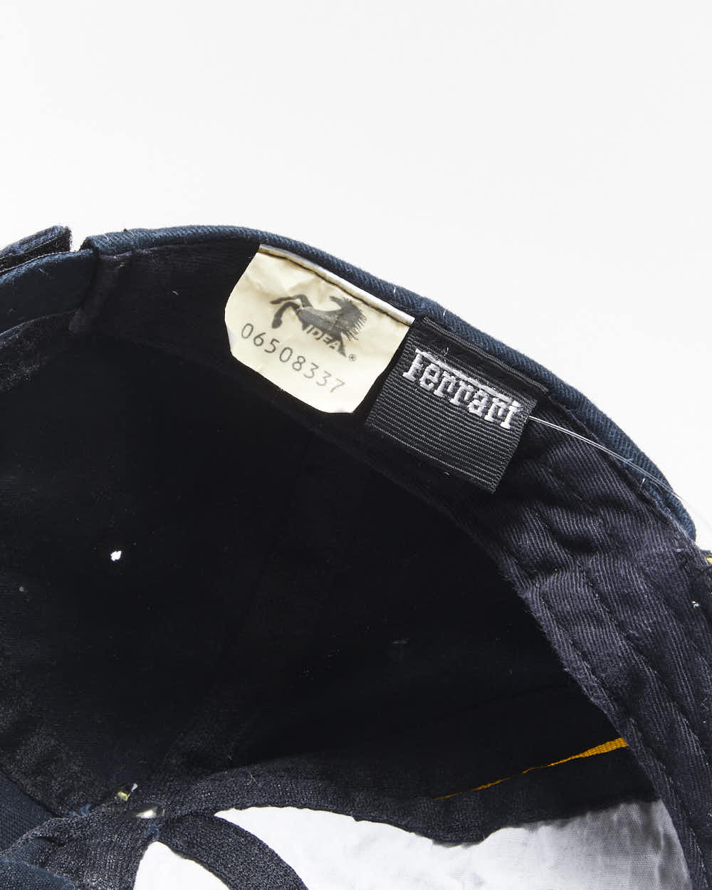Vintage Y2K 2000 Ferrari SF Embroidered Canvas Velcro Baseball Cap - OS
