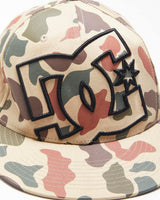 Vintage DC Shoe Co Duck Camo Canvas Embroidered 210 Fitted Baseball Cap - L