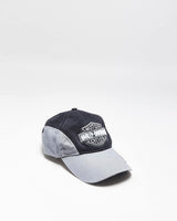 Vintage Harley Davidson Embroidered Canvas Denim Velcro Baseball Cap - OS