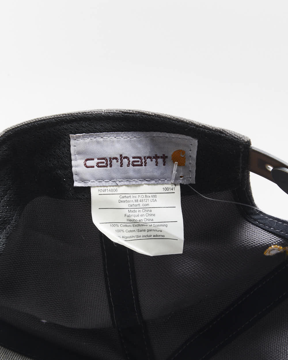 Vintage Carhartt Firm Duck Canvas Flat Brim Snapback - OS