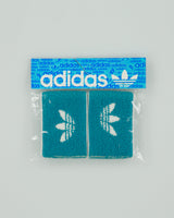 Vintage 1970s Adidas Deadstock Blue Wristbands