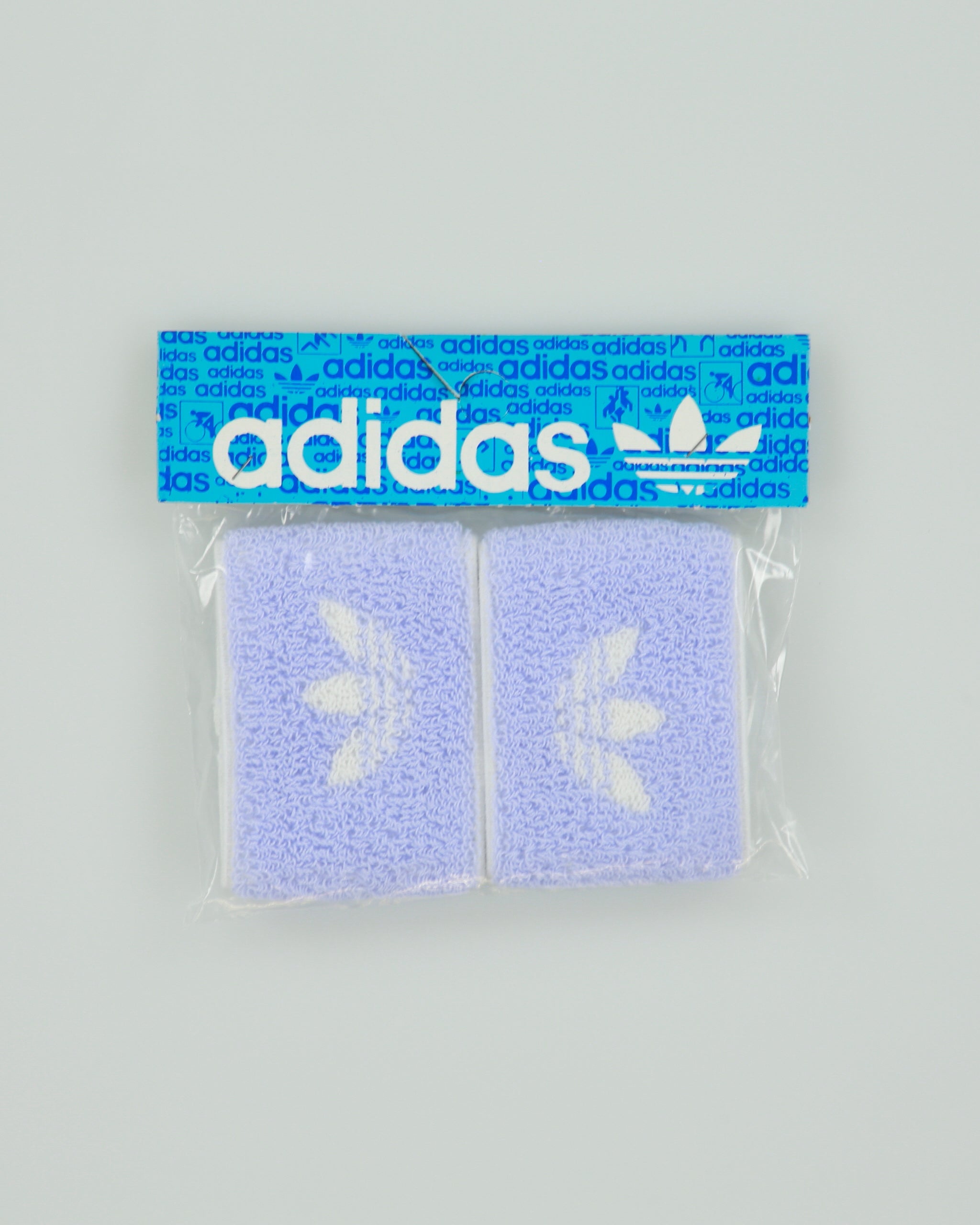 Vintage 1970s Adidas Deadstock Lilac Wristbands