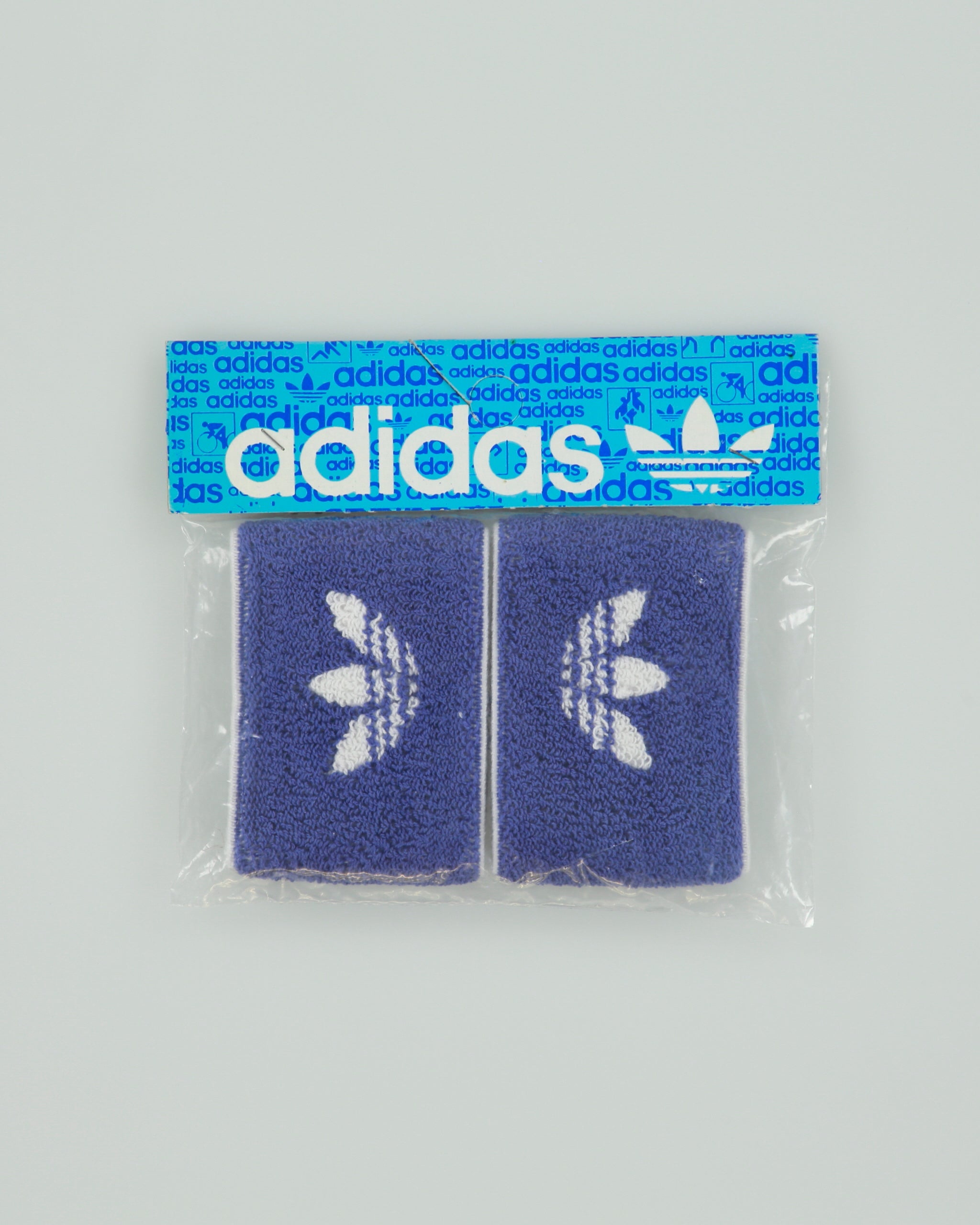 Vintage 1970s Adidas Deadstock Purple Wristbands