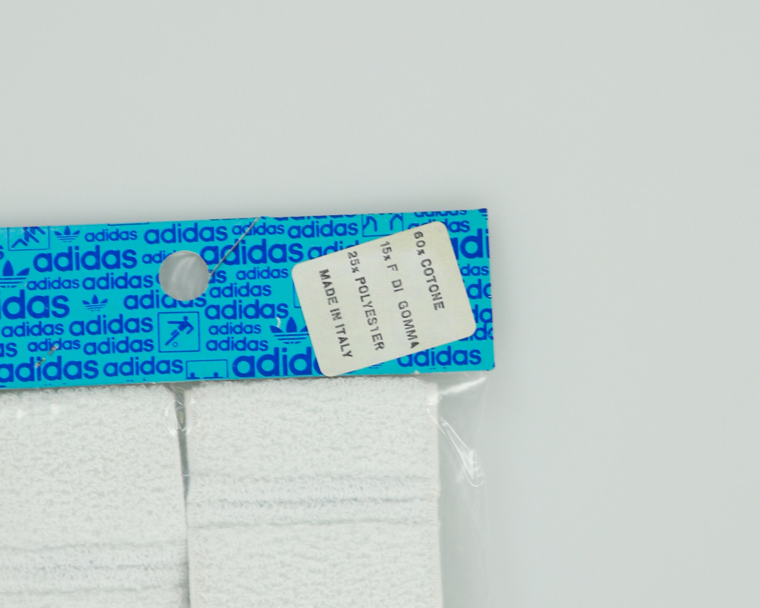 Vintage 1970s Adidas Deadstock White Wristbands