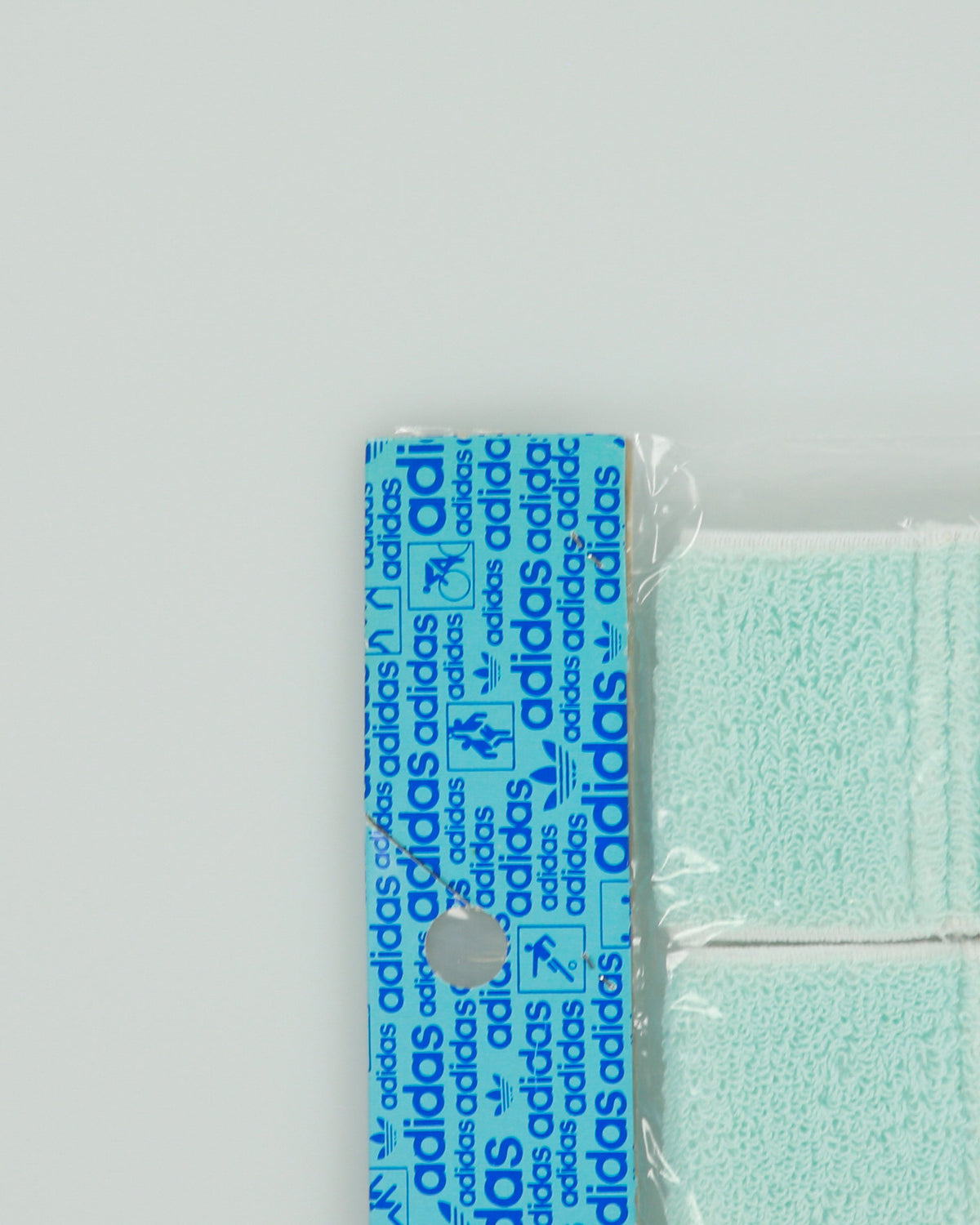 Vintage 1970s Adidas Deadstock Pale Blue Wristbands