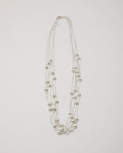 Vintage 925 Silver Layered Necklace