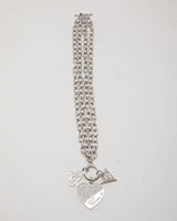 Y2K Guess Charms and Bar Chain Bracelet
