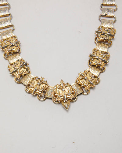 Vintage Detailed Shield Chocker