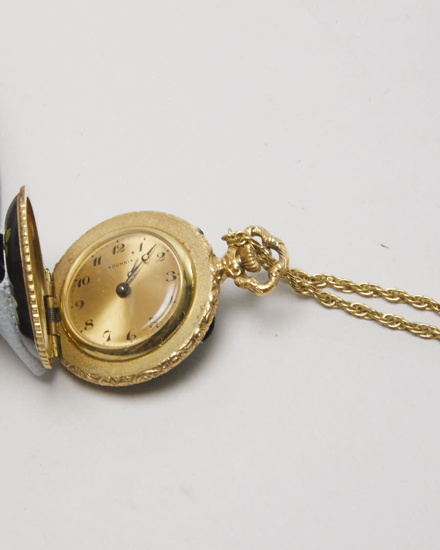 Mini Fem Pocket Watch Necklace