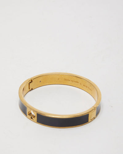 Kate Spade Black Idiom Bangle