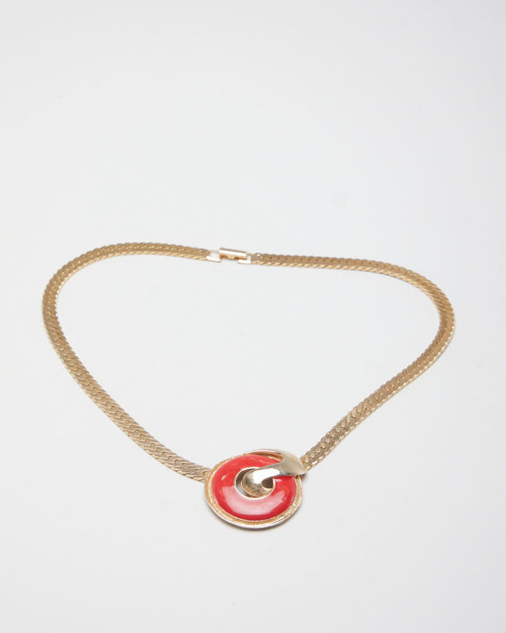 Vintage 80's High Necklace