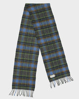 Vintage Blarney Woollen Mills Made In Ireland Checked Lambswool Scarf