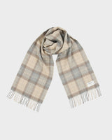 Vintage Edinburgh Lambswool Checked Scarf