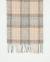 Vintage Edinburgh Lambswool Checked Scarf