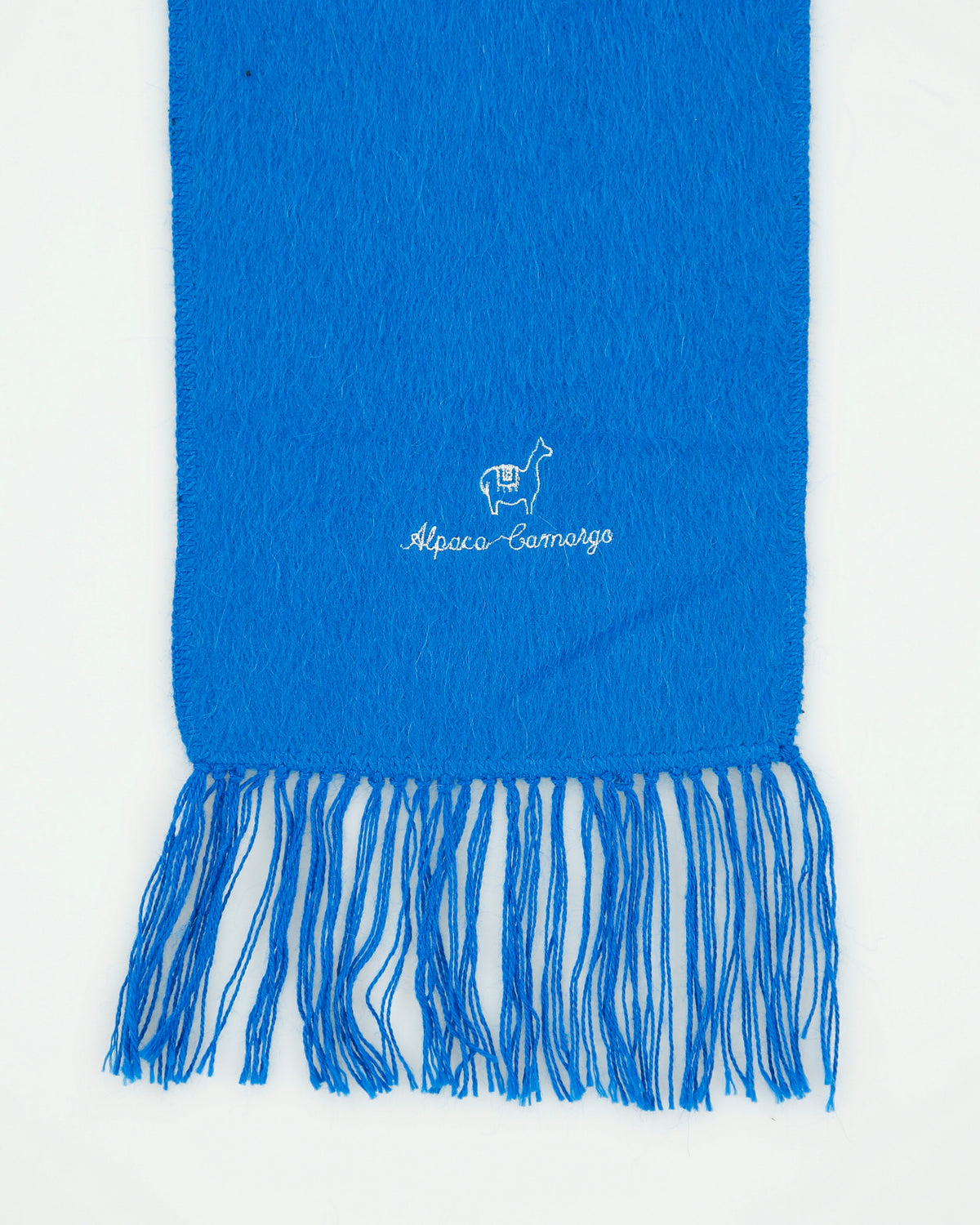 Vintage Alpaca Camargo Made In Peru Fluffy Scarf