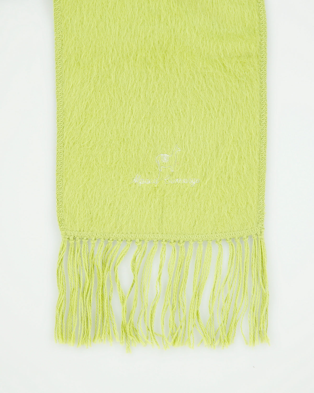 Vintage Alpaca Camargo Made In Peru Fluffy Scarf