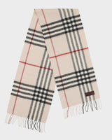 Vintage Rainbow Wool Checked Scarf
