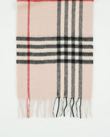 Vintage Rainbow Wool Checked Scarf
