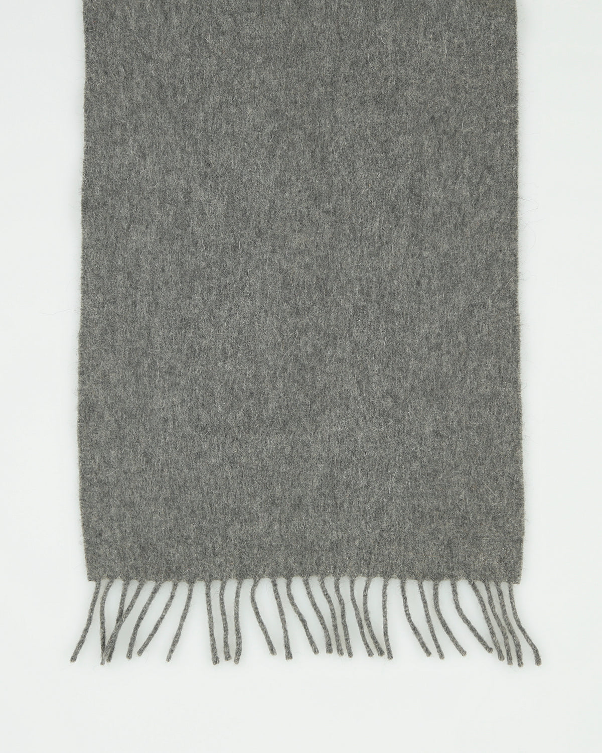 Vintage 1960s Jaeger Cashmere Made In GB Fringe Knit Scarf
