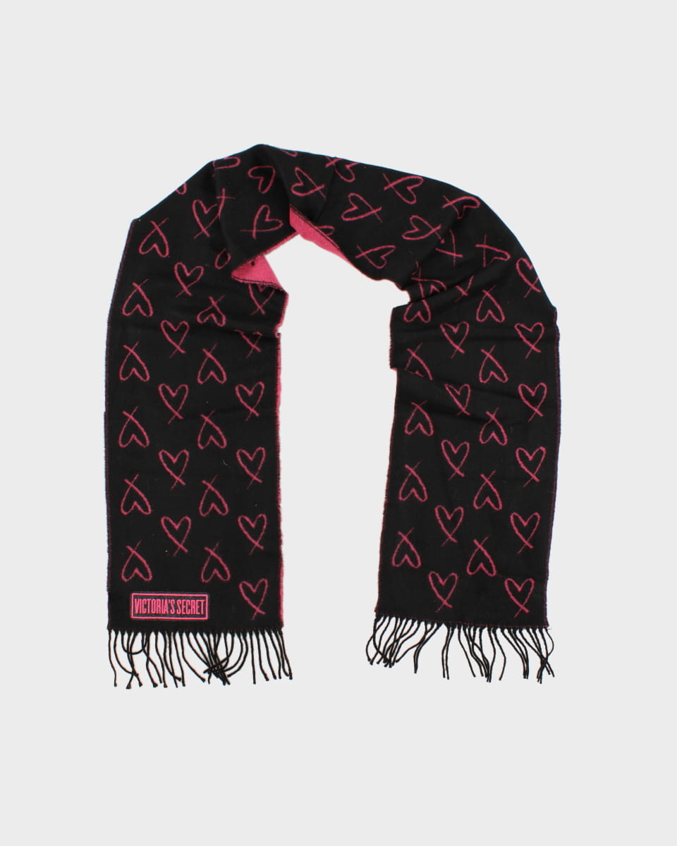 Y2K 00s Victoria's Secret Heart Scarf