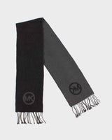 Black and Charcoal Michael Kors Signature Scarf