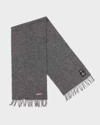 Liberty Grey Pure Lambswool Scarf