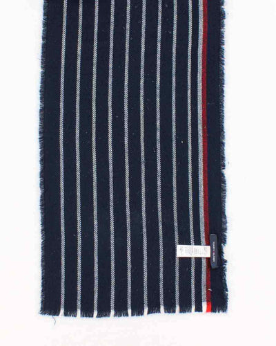 Navy  Striped Tommy Hilfiger Scarf