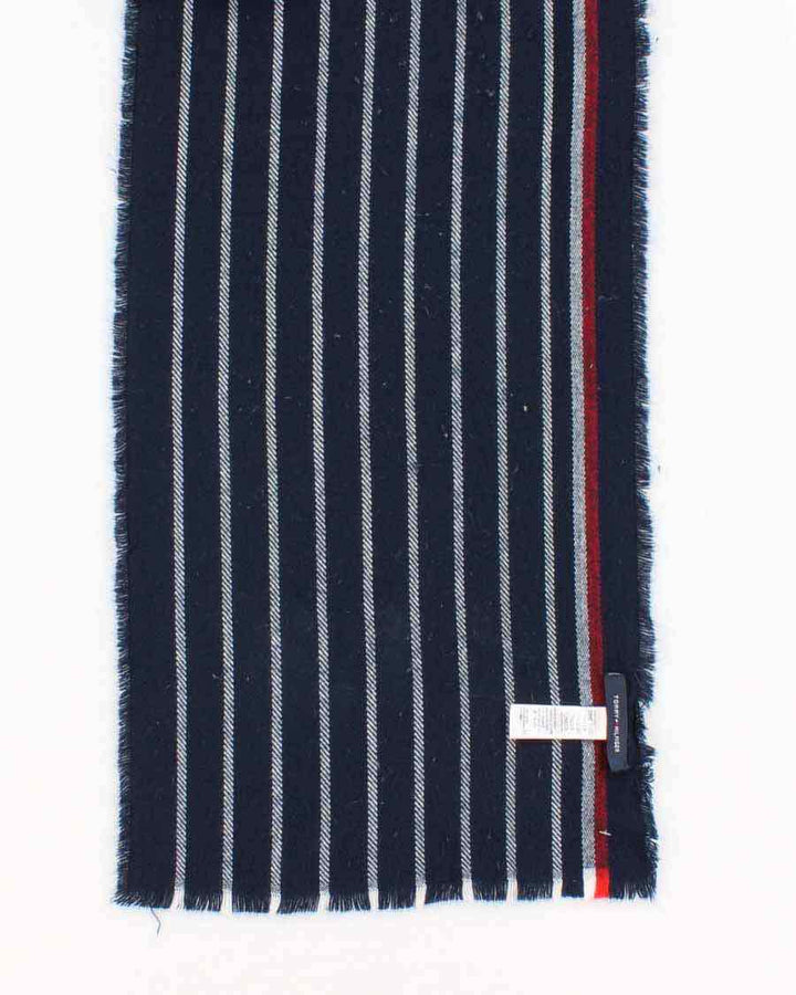 Navy  Striped Tommy Hilfiger Scarf