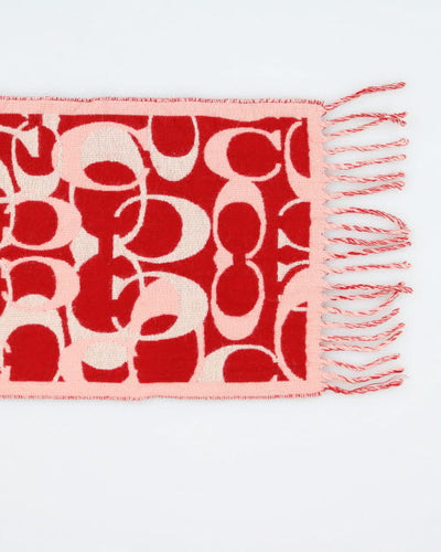 Coach Merino Wool Monogram Scarf