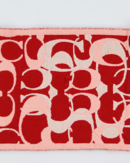 Coach Merino Wool Monogram Scarf