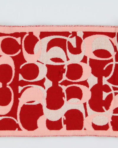 Coach Merino Wool Monogram Scarf