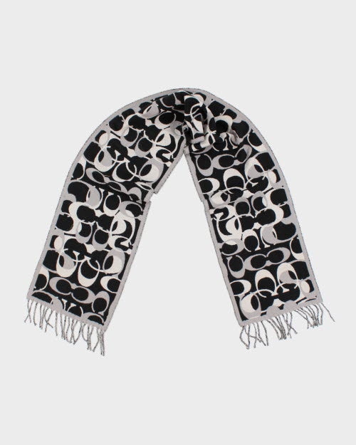 Coach Merino Wool Monogram Scarf