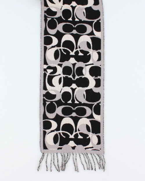 Coach Merino Wool Monogram Scarf