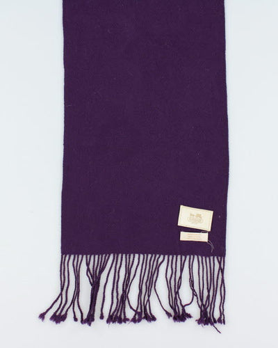 Vintage Coach Cashmere Scarf