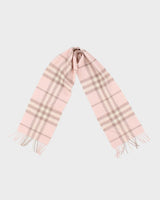 Burberry Pink Check Scarf