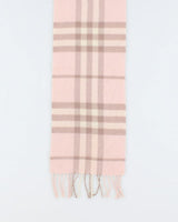Burberry Pink Check Scarf