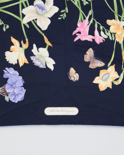 Salvadore Ferragamo Silk Scraf