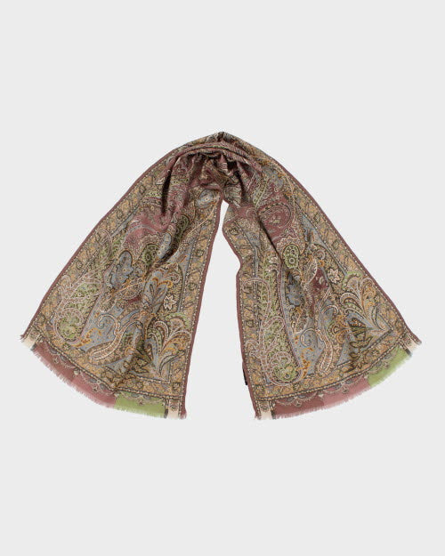 Etro Silk &amp; Cashmere Scarf