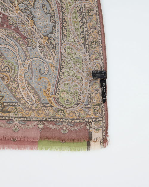 Etro Silk &amp; Cashmere Scarf