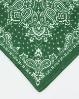 Dark Green Paisley Pattern Bandana