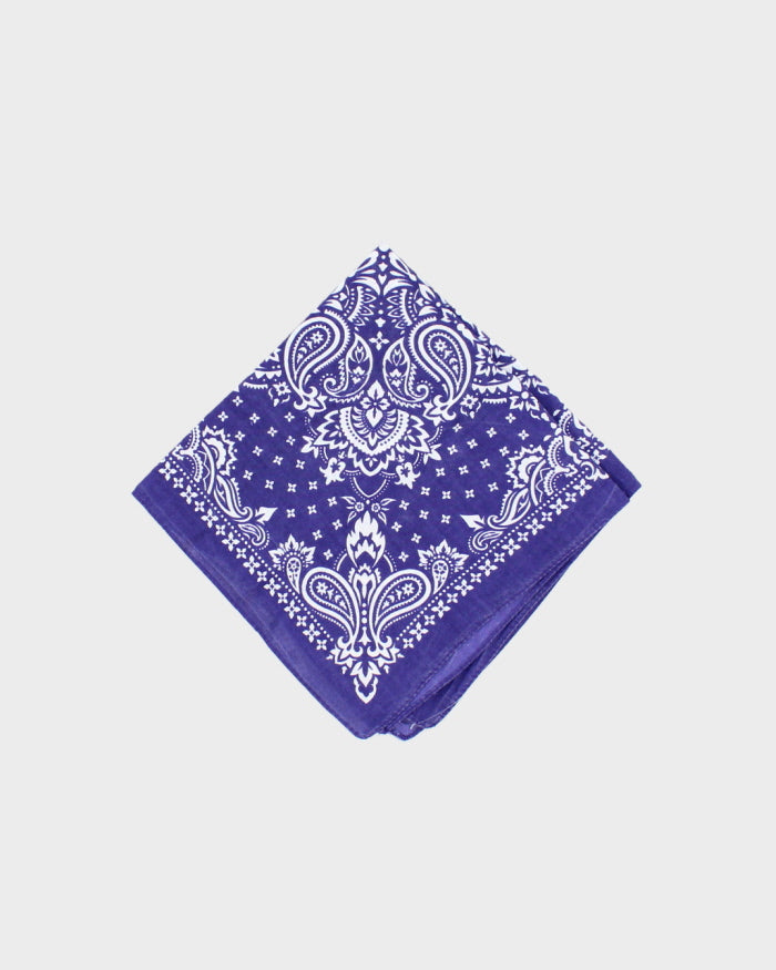 Purple Paisley Pattern Bandana