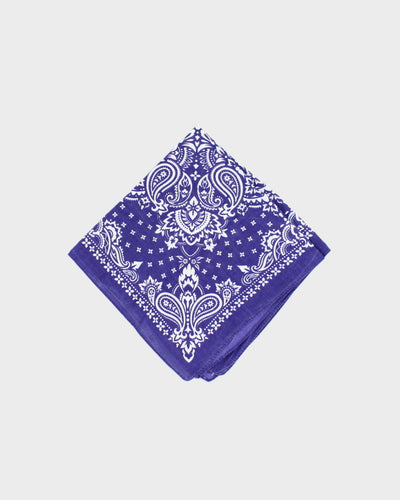 Purple Paisley Pattern Bandana