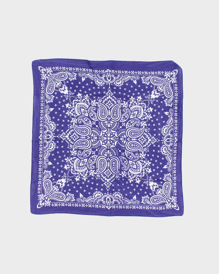 Purple Paisley Pattern Bandana