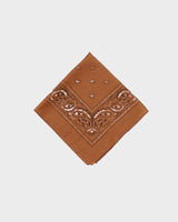 Brown Paisley Pattern Bandana