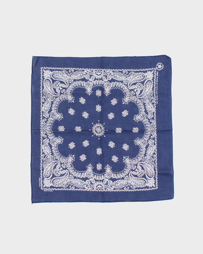 Navy Paisley Pattern Bandana