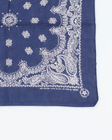 Navy Paisley Pattern Bandana