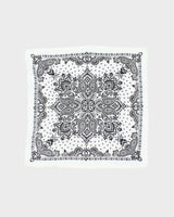 White Paisley Pattern Bandana