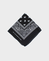 Black Paisley Pattern Bandana