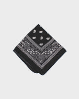 Black Paisley Pattern Bandana