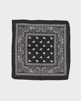 Black Paisley Pattern Bandana